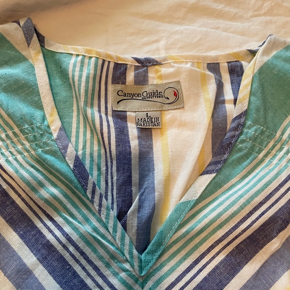 NWT Canyon Guide Outfitters Woman’s Striped Top - Picture 2 of 5